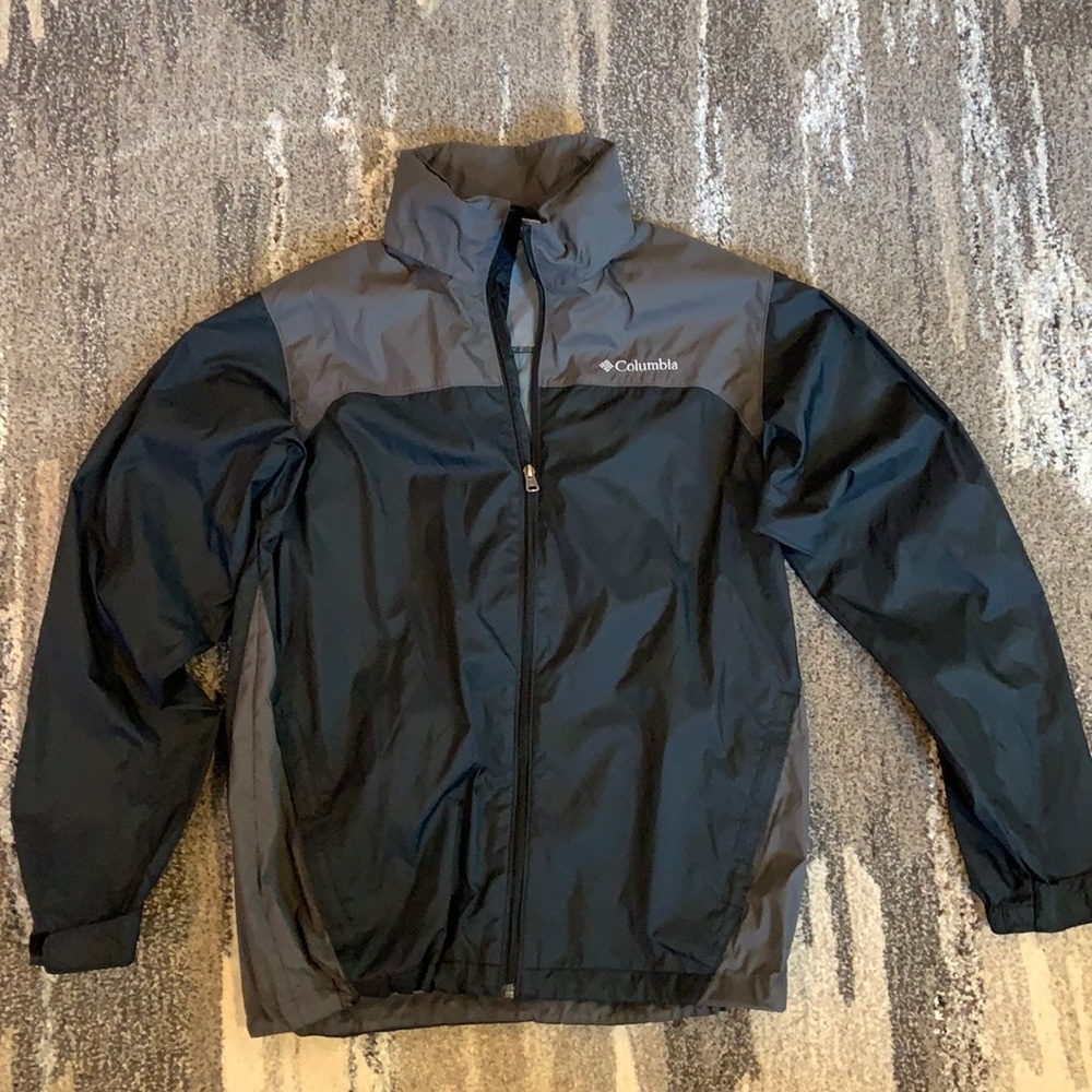 COPY - Columbia Lightweight RainJacket (w/ hideaway hood)